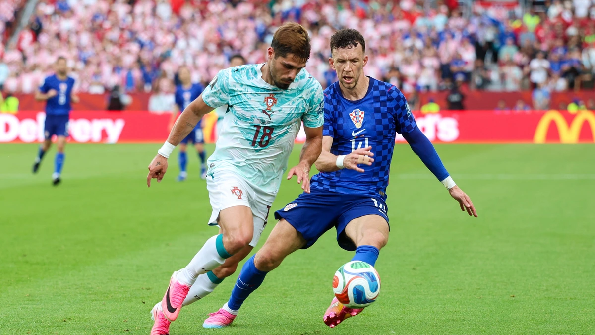 LIVE WK 2026 | Ivan Perisic schiet Kroatië op voorsprong, Leao raakt lat namens Portugal