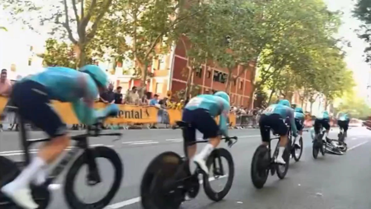 Flinke valpartijen in de Tour de France: Astana en Groupama-FDJ crashen in ploegentijdrit door putdeksel