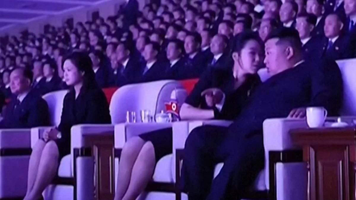 Gespot! Kim Jong-un samen met dochter gezien bij concert