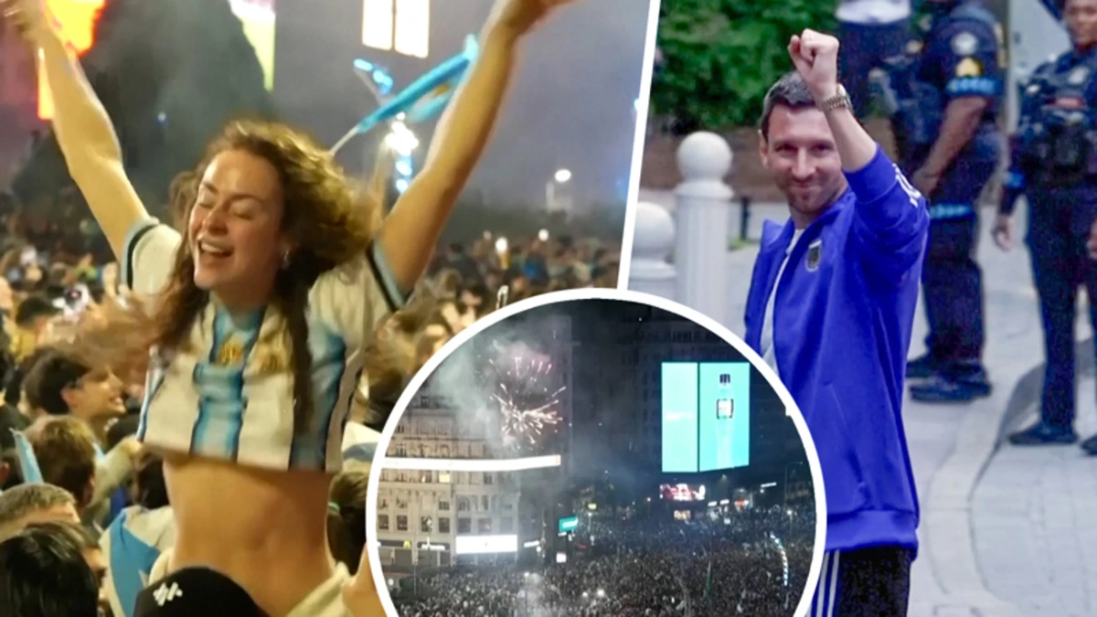 Zien: Argentijnse fans door het dolle heen na behalen WK-finale