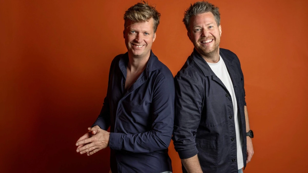 Wietze de Jager en Chris Bergström starten volgende week met ochtendshow op 100% NL