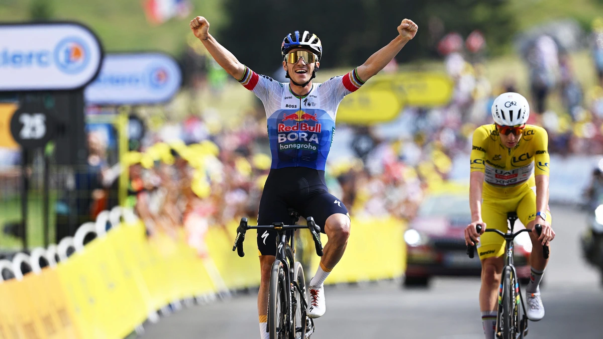 Remco Evenepoel klopt Tadej Pogacar in bergrit, opgave Jonas Vingegaard na val