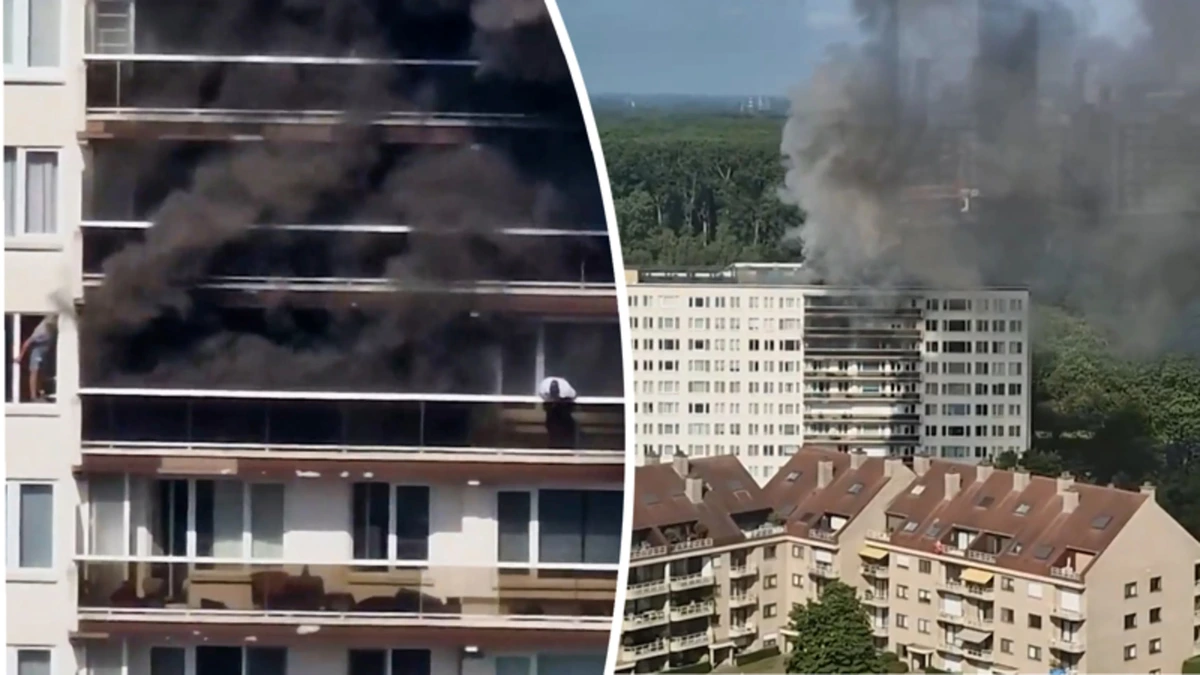 Dodelijke brand in flatgebouw Antwerpen: bewoners vluchten voor vlammen via balkon