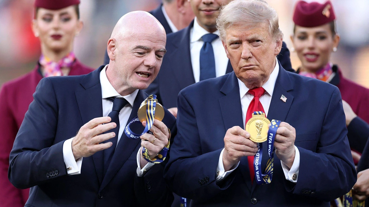 ’Donald Trump ziet FIFA-baas Gianni Infantino als nieuwe secretaris-generaal van de VN’