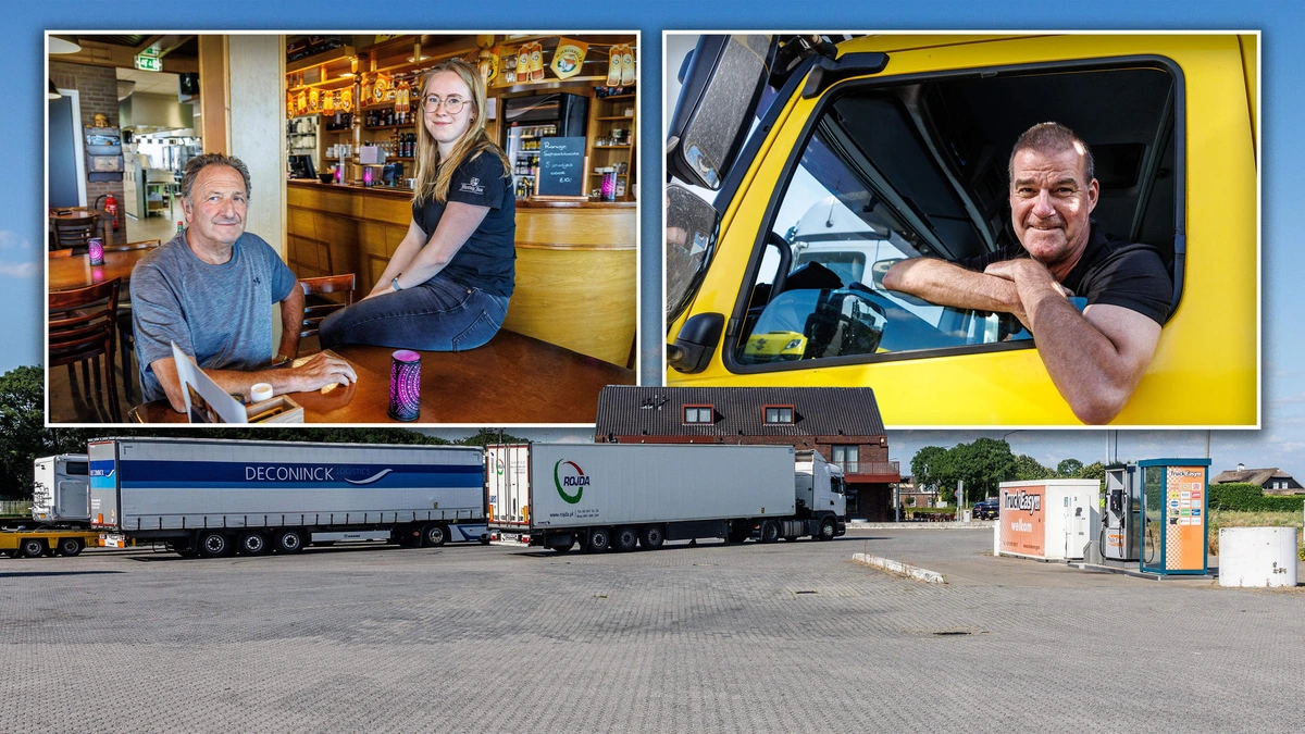 Truckerscafé dreigt keihard geraakt te worden door afsluiting Merwedebrug: ’We zitten weer in hetzelfde schuitje’