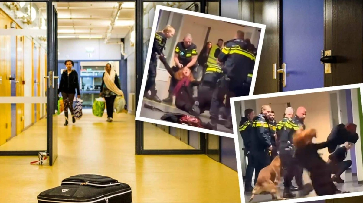 Zwangere vrouw doet aangifte na hardhandige en omstreden aanhouding in AZC
