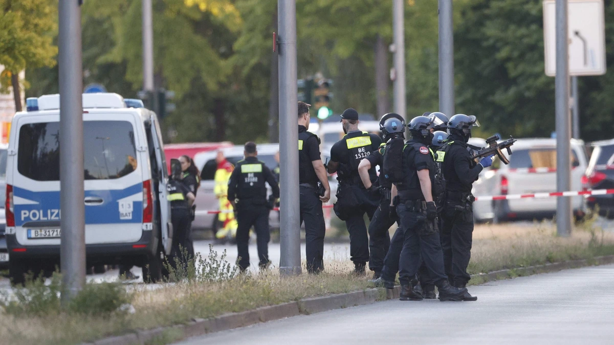 Gijzeling in supermarkt Berlijn: vrouw wordt al 22 uur vastgehouden