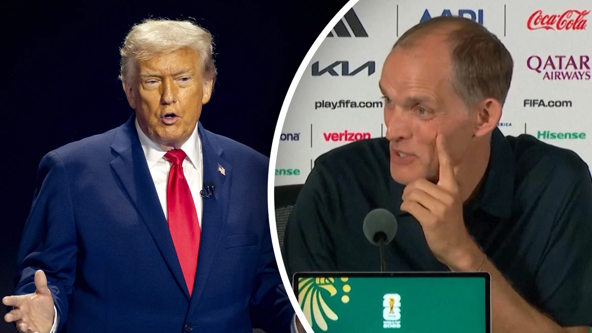 Bondscoach grapt in interview dat Donald Trump rode kaart kan kwijtschelden