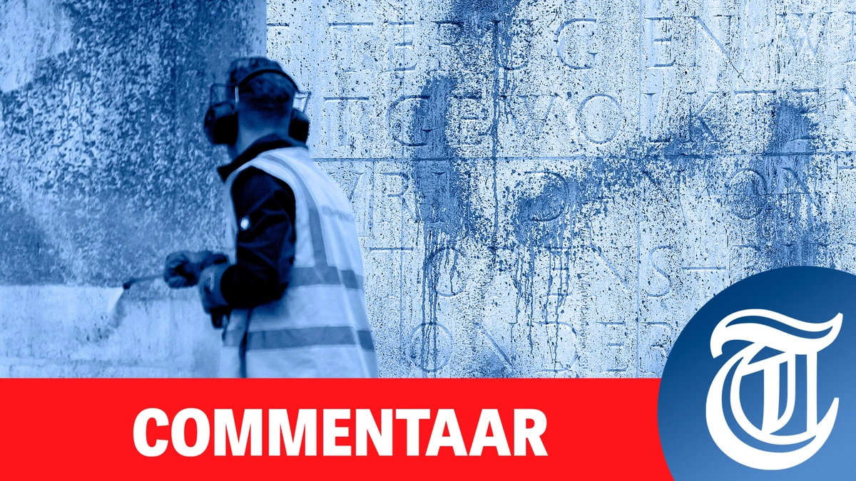 Opzettelijke beschadiging van ons nationale herdenkingsmonument mag niet straffeloos blijven
