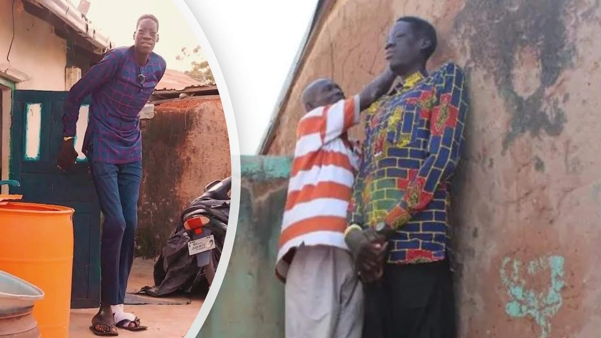 Langste man van Ghana (33) overleden na infectie aan zijn benen