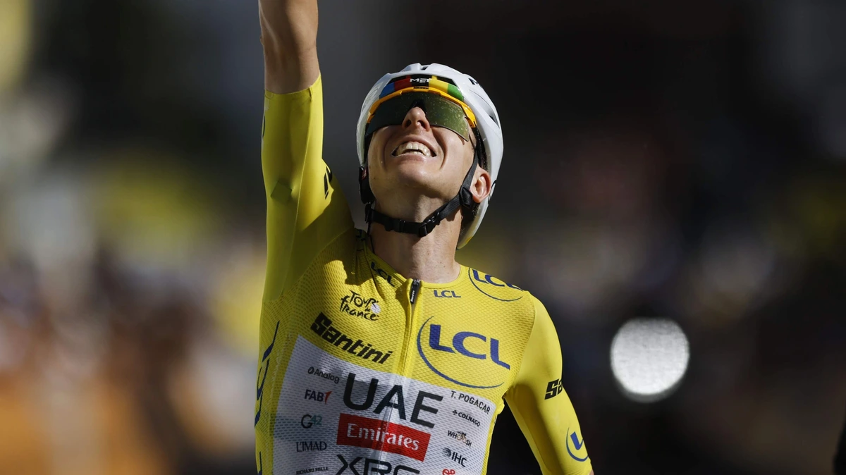Uitslag en standen Tour de France: Tadej Pogacar heerst op Alpe d’Huez, strijd om groen lijkt gestreden