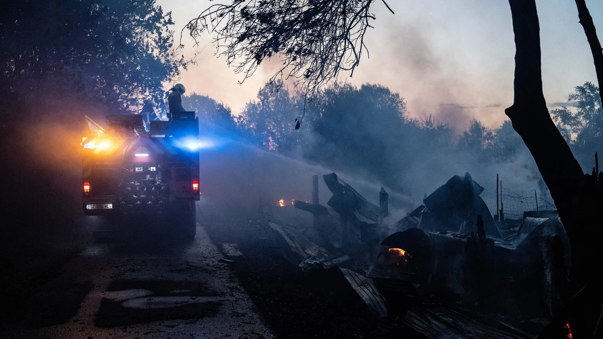 LIVE | Twee brandweerlieden overleden bij brand nabij vliegveld Bordeaux