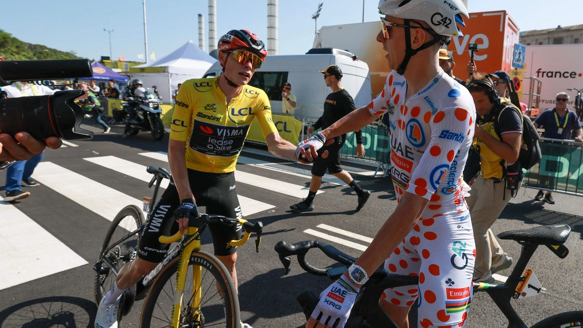 Finale derde etappe Tour de France zonder publiek vanwege natuurbranden