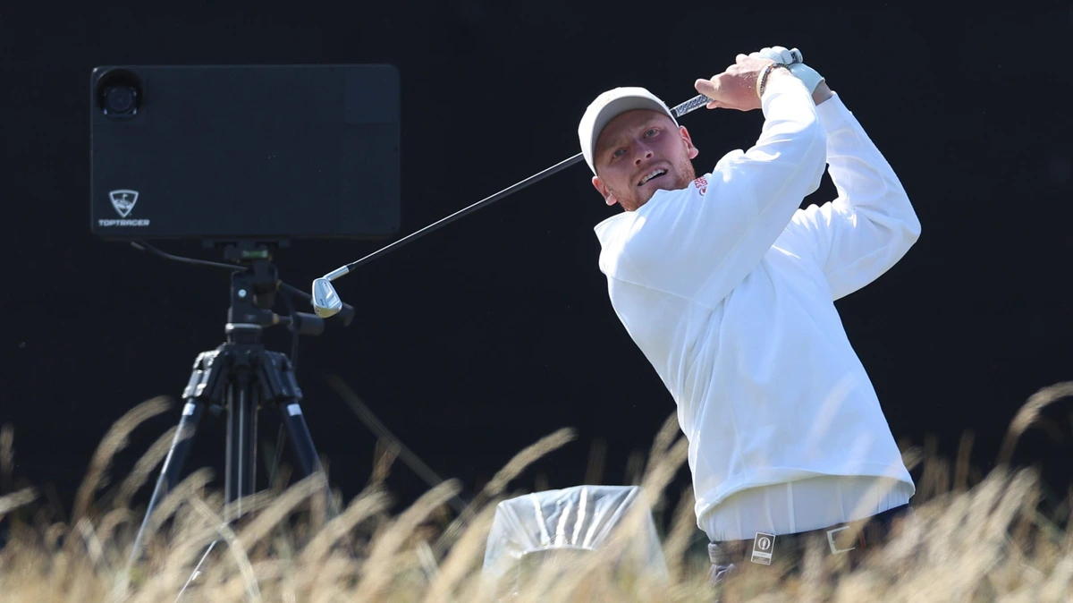 Veelbelovende golfamateur Nevill Ruiter (24) debuteert op The Open na oefenronde met Scottie Scheffler