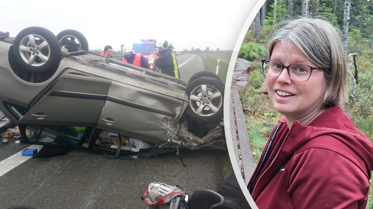 Ellen (43) kreeg een zwaar auto-ongeluk en gooide haar leven om: ’De politie geloofde eerst niet dat we dit overleefd hadden’