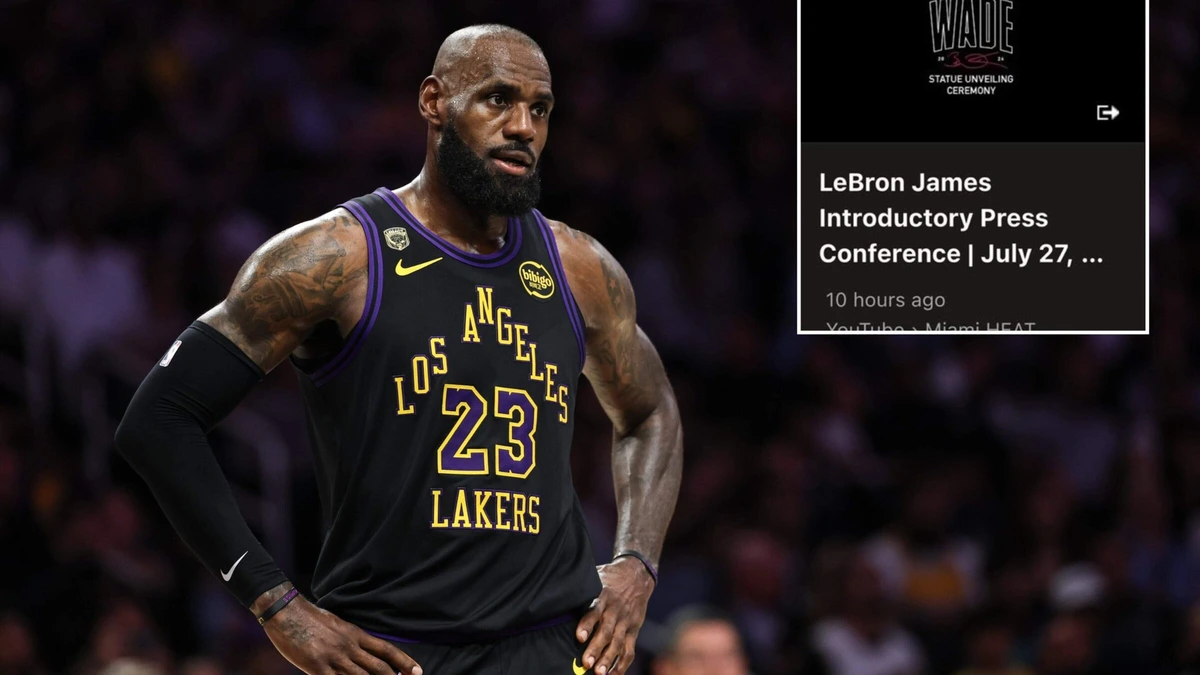 Foutje, bedankt? Verwijderde video bij Miami Heat zet transfergeruchten rond LeBron James (41) in vuur en vlam