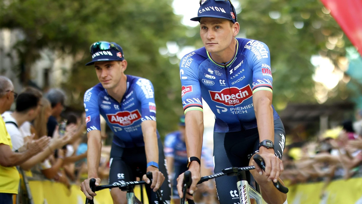 LIVE Tour de France | Mathieu van der Poel snelste bij tussenpunt twee, Groupama-FDJ eerste aan de finish