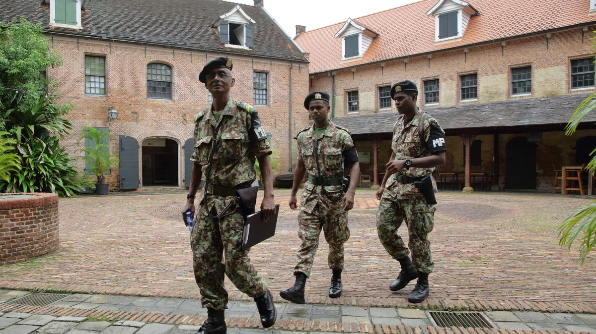 Surinaamse leger arresteert 14 gewapende Chinezen in oerwoud: mogelijke illegale goudzoekers