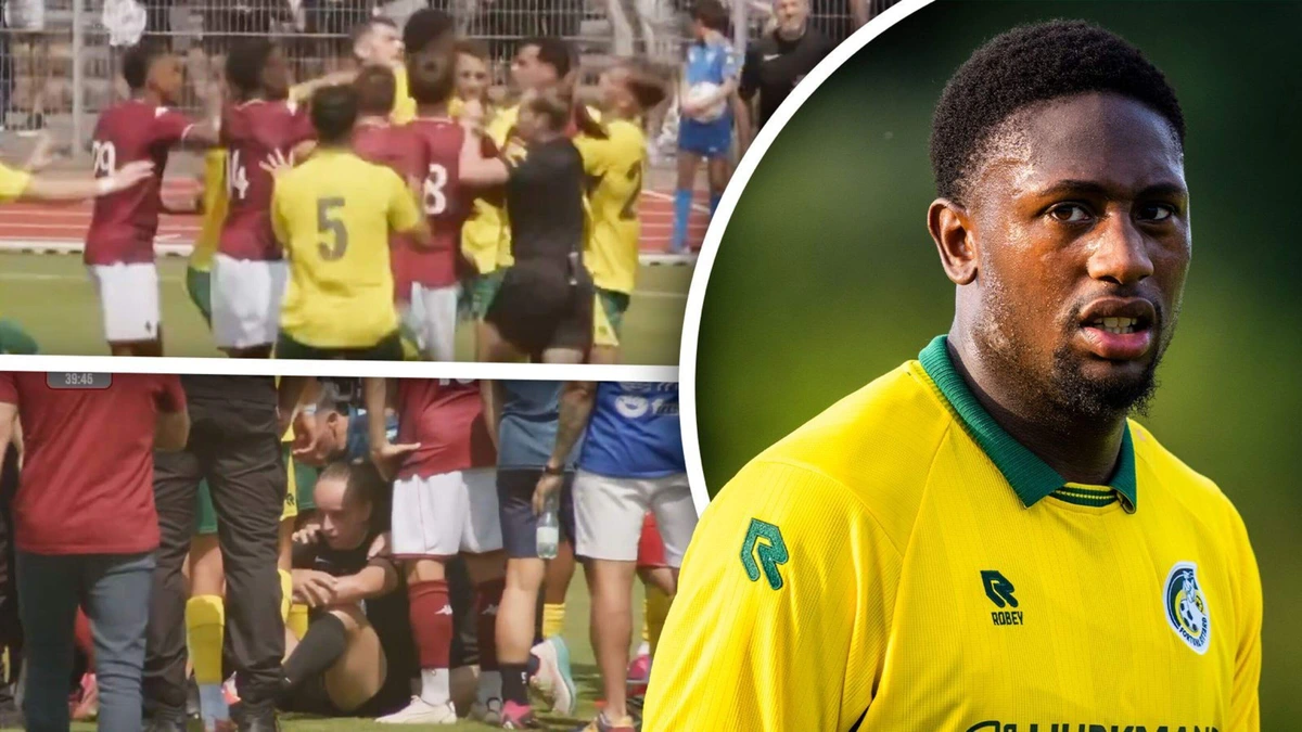 Vrouwelijke arbiter loopt hersenschudding op bij opstootje tijdens oefenduel Fortuna Sittard