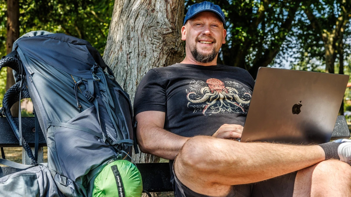 Dion (43) werkt door de opkomst van AI van camping naar camping: ’Ik kreeg weer het gevoel dat ik leef’