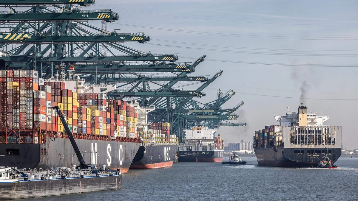 Onrust Midden-Oosten drukt overslag havens Antwerpen en Brugge