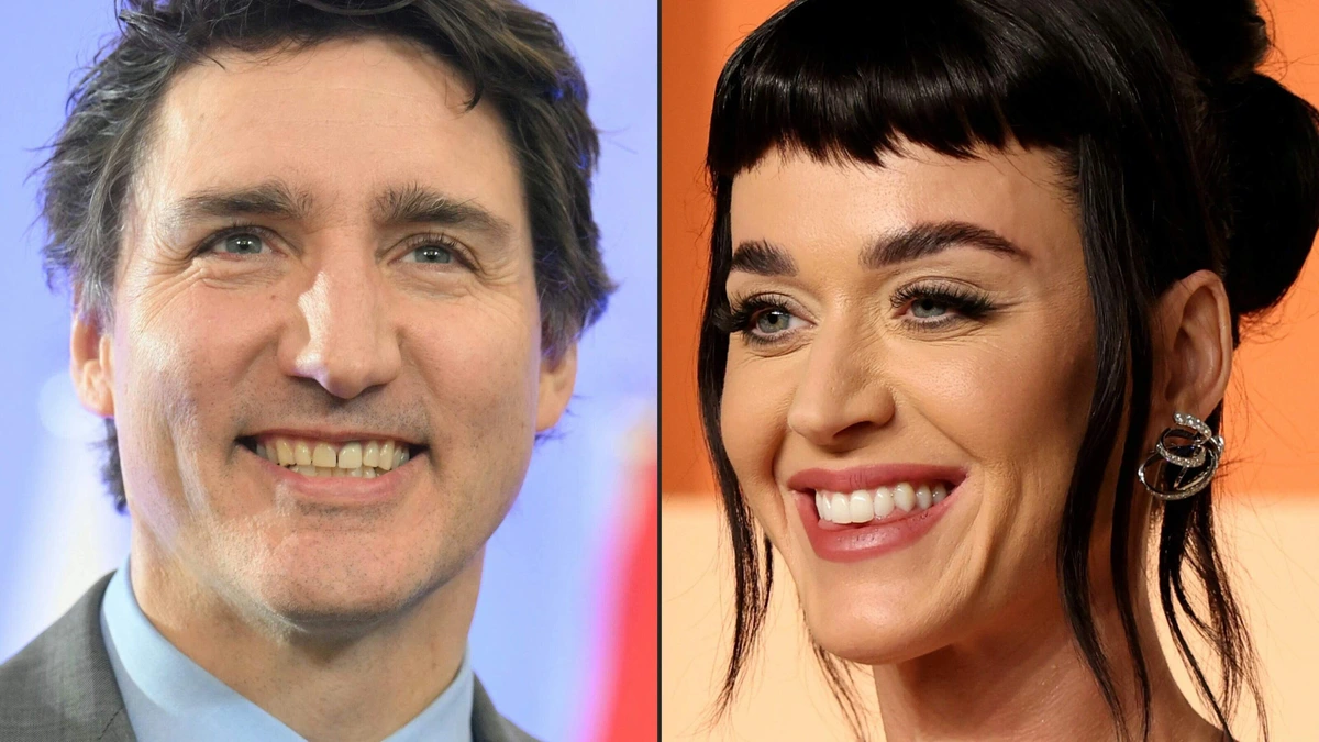 Katy Perry promoot nieuwe single met partner Justin Trudeau