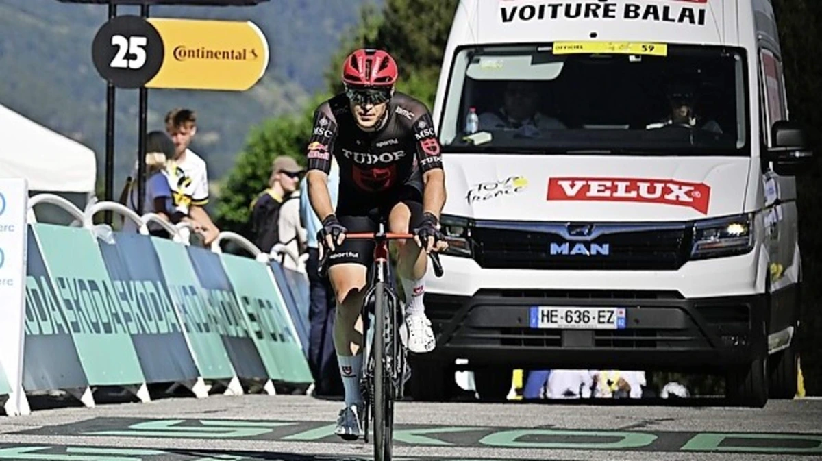 Arvid de Kleijn geeft als tweede Nederlander op in deze Tour de France