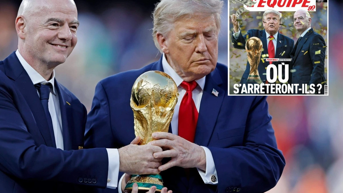 Franse sportkrant L’Équipe pakt uit met opmerkelijke voorpagina na WK-plannen van Gianni Infantino: ’Waar stoppen ze?’