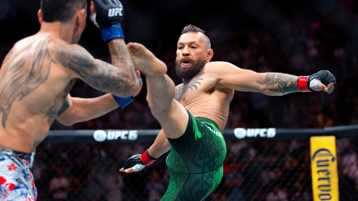 Na zware knieblessure: Conor McGregor hint op mogelijk laatste UFC-gevecht