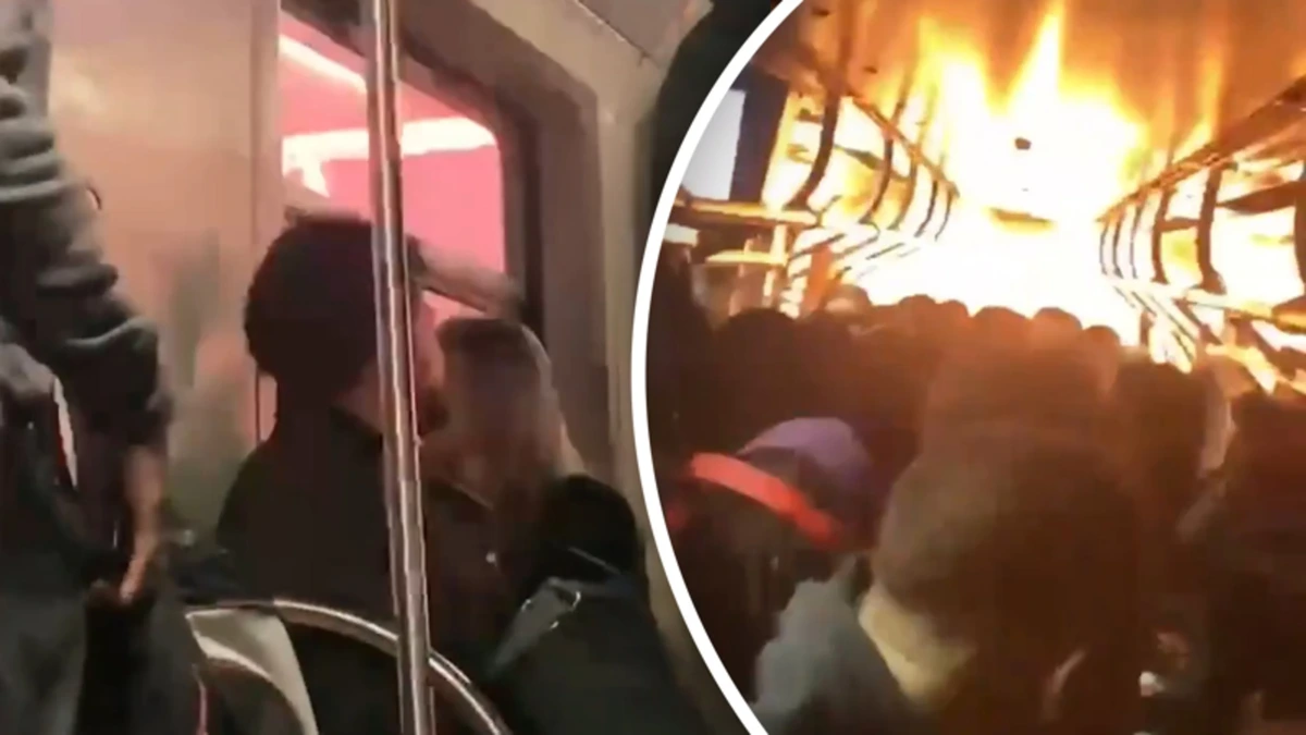 Angstaanjagend: explosie in metro tijdens ochtendspits