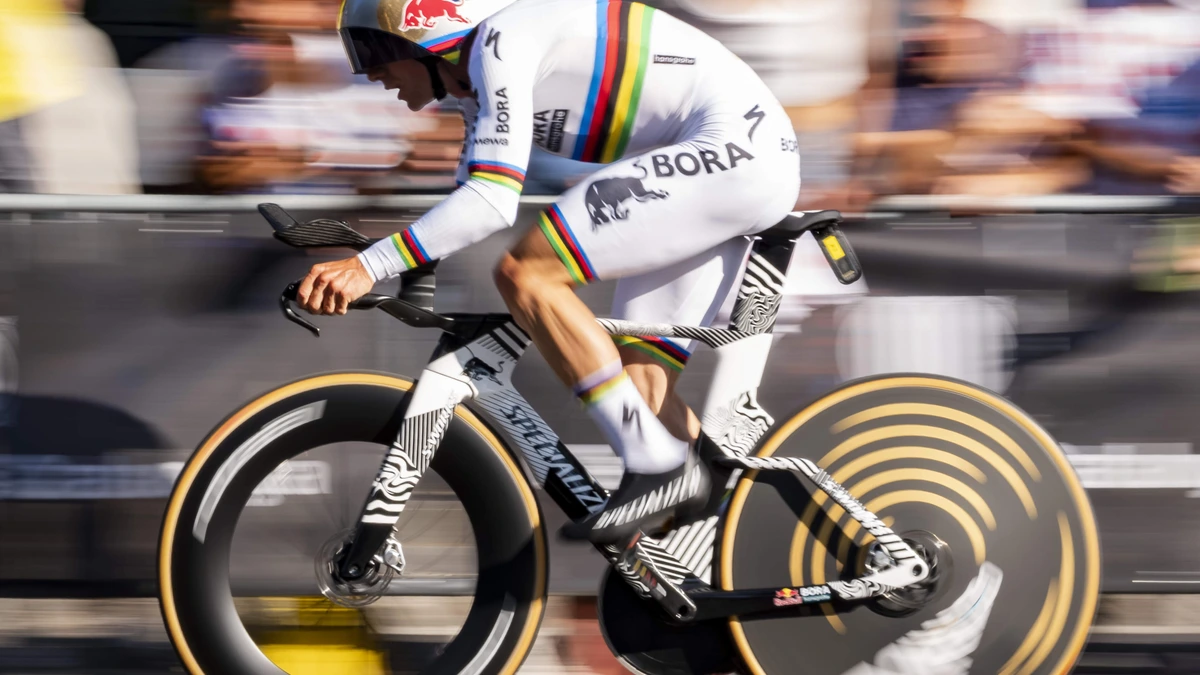 LIVE Tour de France | Tarling zet richttijd neer in tijdrit, Nederlander Artz knap tweede, Ganna onderweg