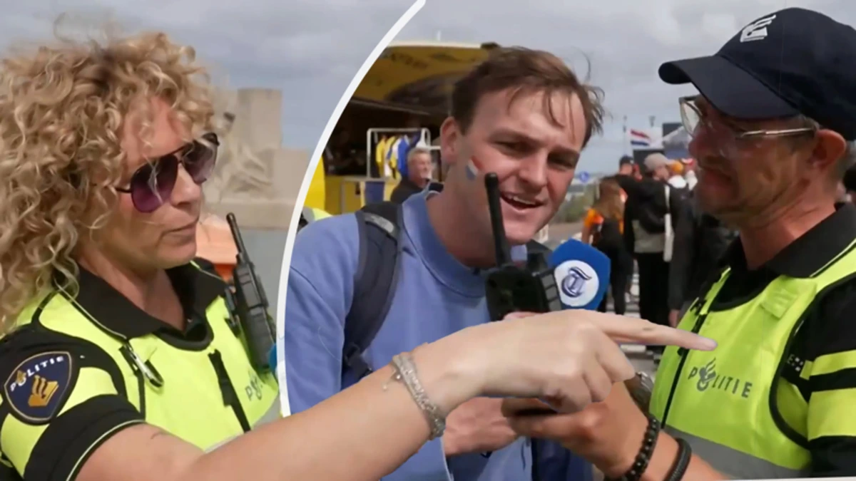Politieagent neemt verslaggever in de maling: ‘Teveel gedronken?’