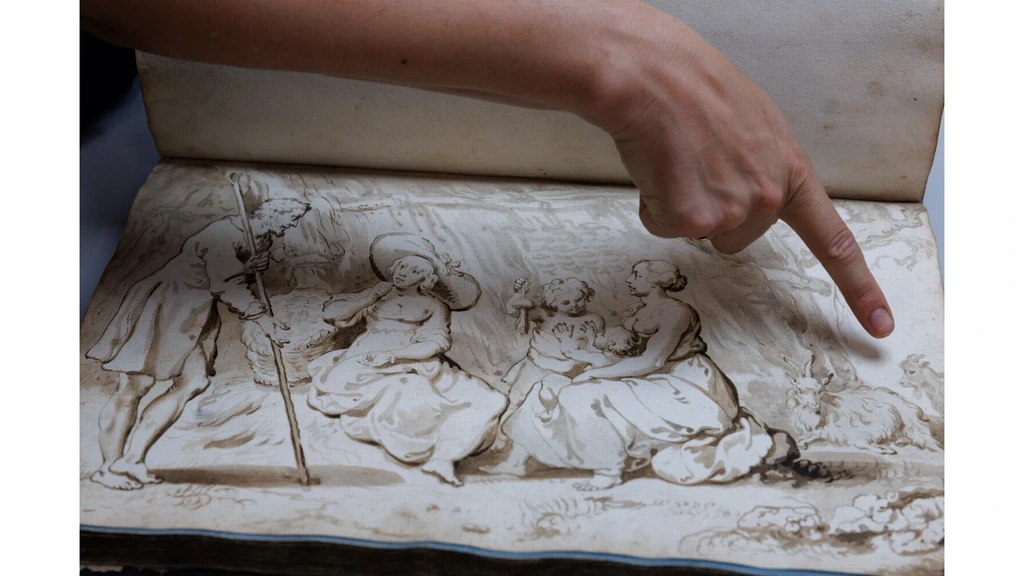 Rijksmuseum krijgt volledig intact tekenboek uit zeventiende eeuw cadeau