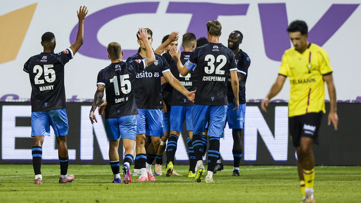 Keuken Kampioen Divisie: Heracles wint spektakelstuk, Vitesse speelt gelijk tegen RKC