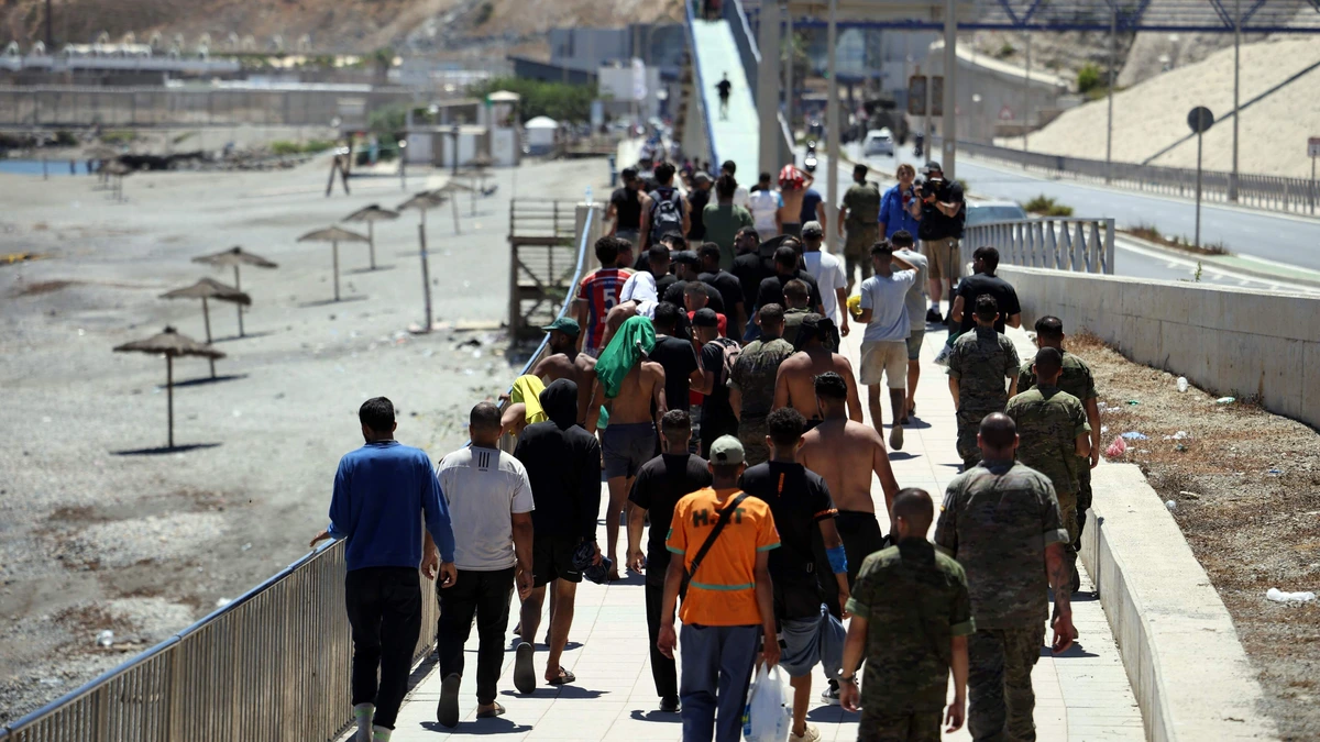 ’Marokko vervolgt tientallen mensen om komst migranten Ceuta en Melilla’