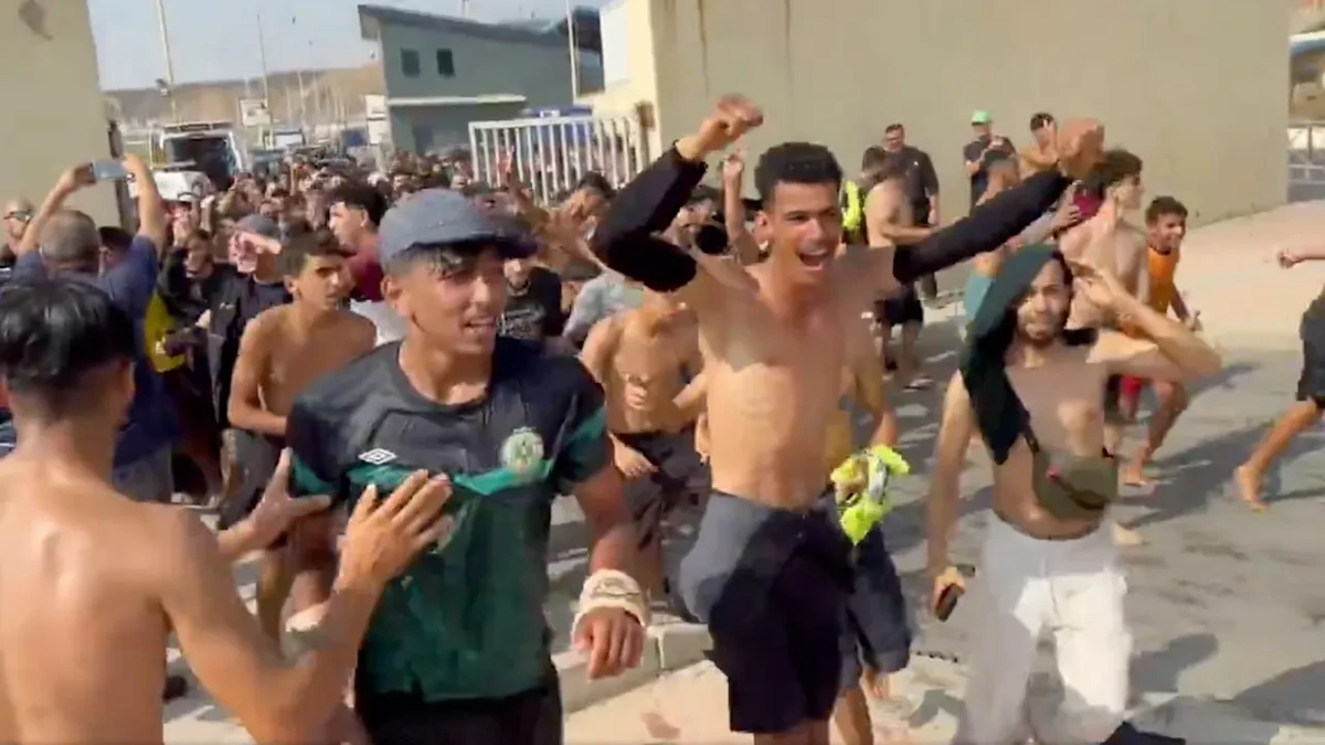 Ceuta-Ansturm: Kurz davor zog Marokko seine Grenzpolizisten ab