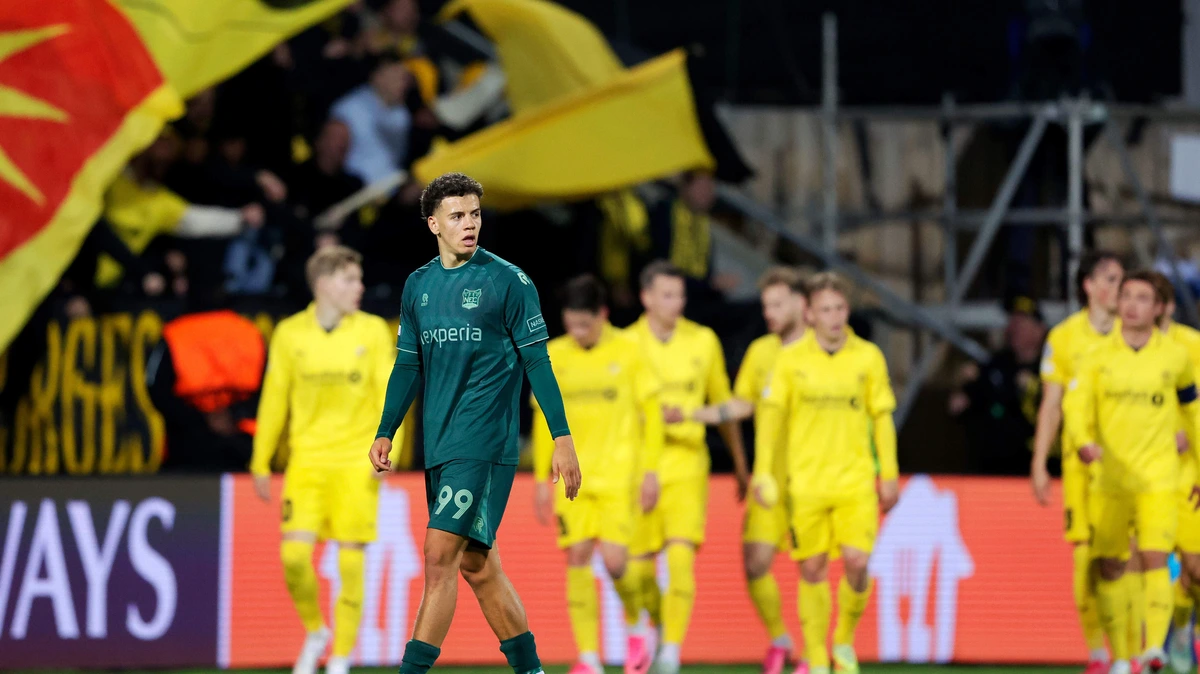 Champions League-droom over: NEC boven de poolcirkel kopje onder tegen Bodø/Glimt na vroege rode kaart doelman Crettaz