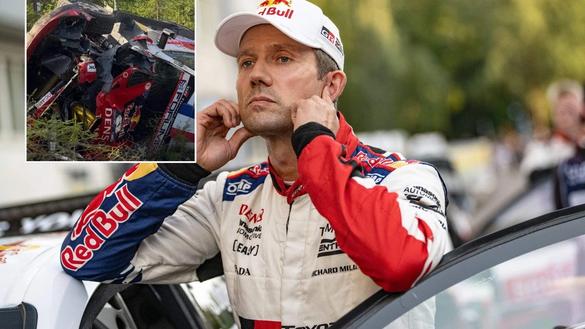 Negenvoudig wereldkampioen Sébastien Ogier per helikopter afgevoerd na zware crash in Rally van Finland