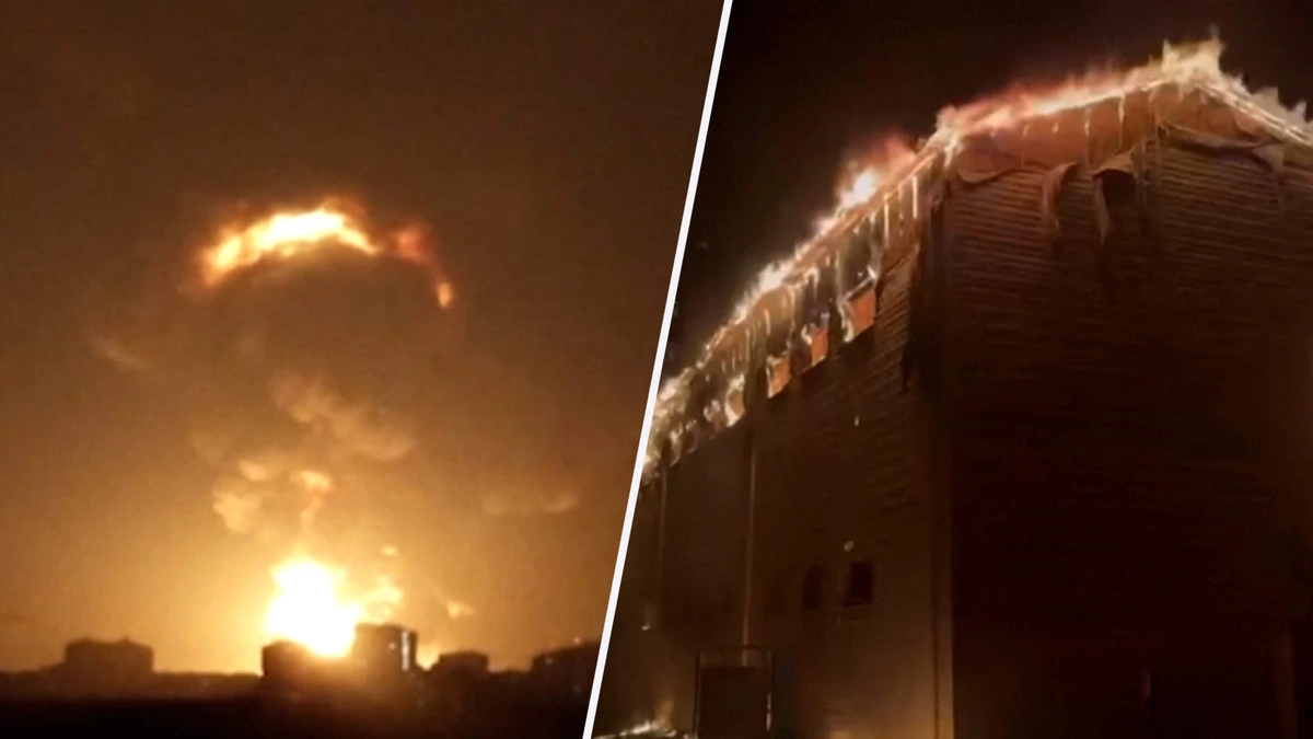 Enorme explosie bij Russische aanval met ballistische raketten op Kiev