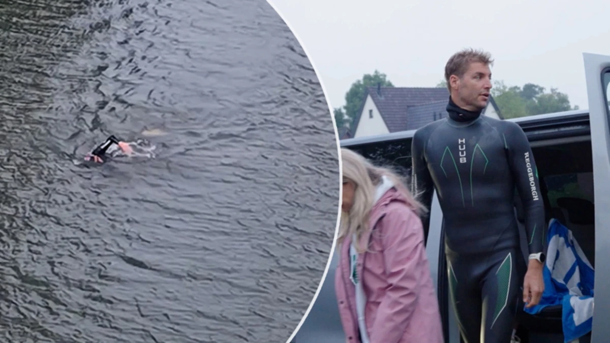 Maarten van der Weijden zet zwemtocht voort na flinke tegenvaller