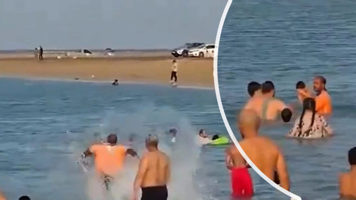 Reddingsactie gaat viral: oplettende strandwacht redt jongetje in Saudi-Arabië