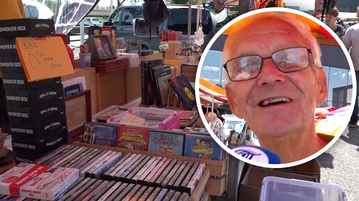 Verkoper eerlijk bij rommelmarkt Den Bosch: 'Mijn vrouw hangt de vlag uit als ik wegrijd'