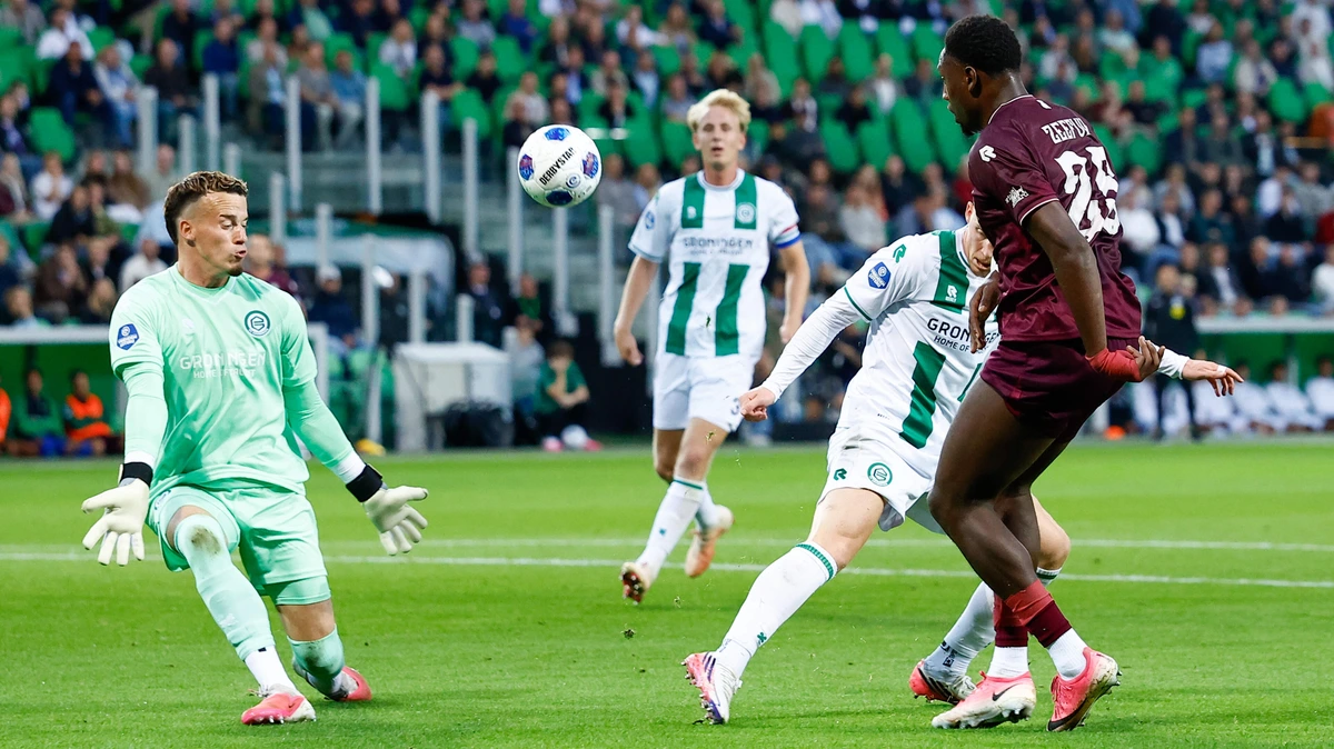 Briljante Fortuna-spits Lequincio Zeefuik geeft FC Groningen draai om de oren in de Euroborg