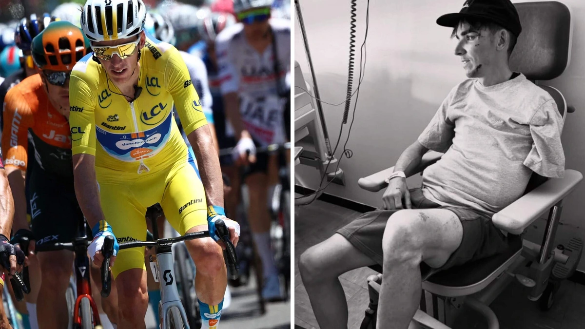 Oud-wielrenner Romain Bardet komt zwaar ten val na familie-uitje op Mont Ventoux