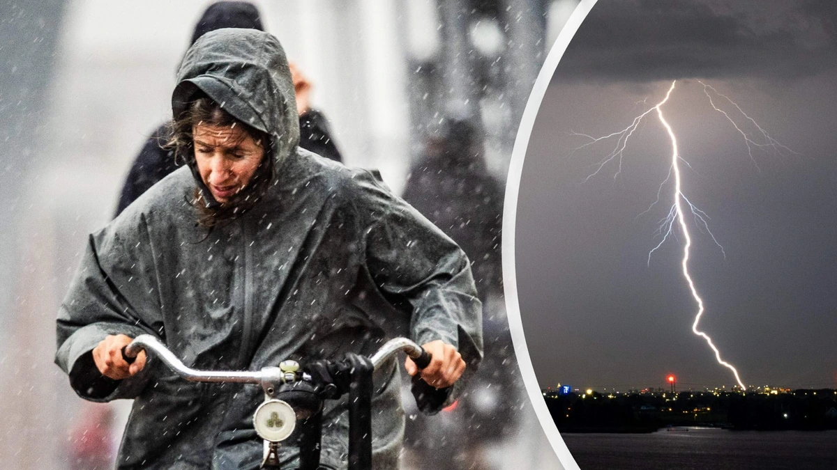 Onweer, regen, hagel, maar ook hete zomerse temperaturen: dit kunnen we vandaag verwachten