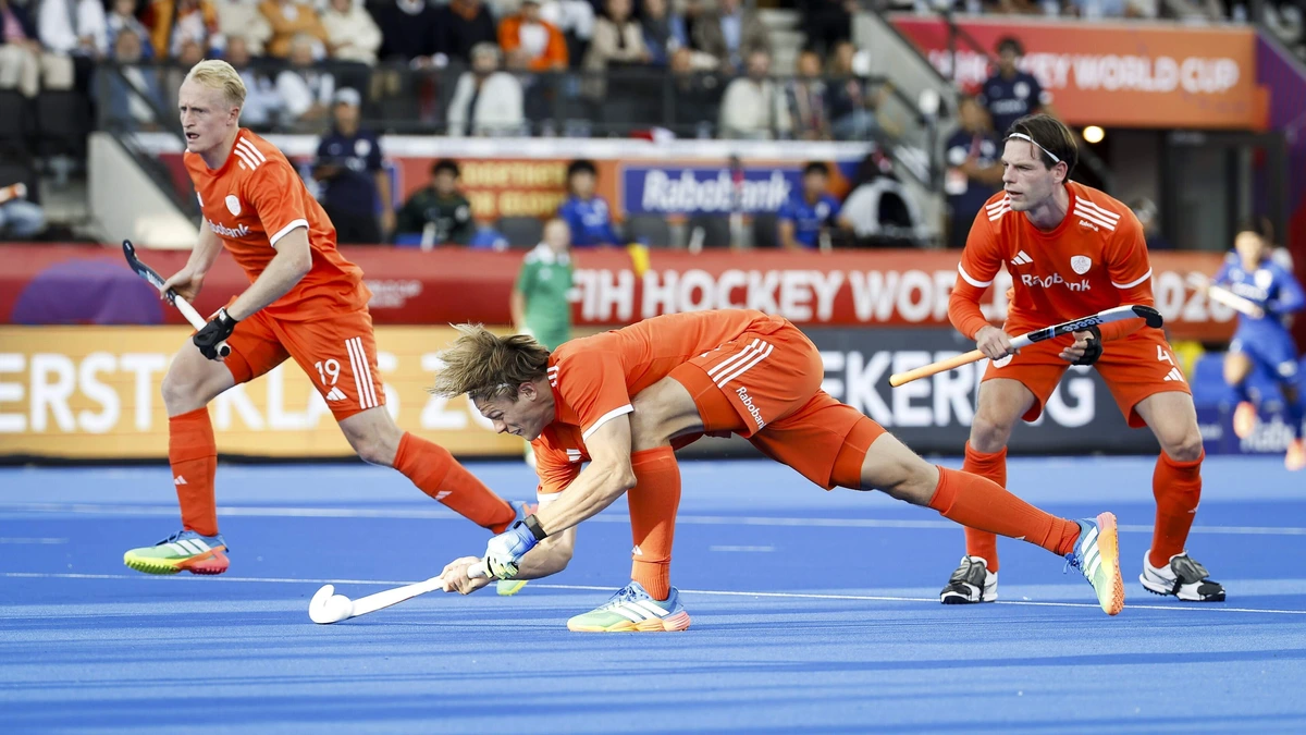 WK hockey: Als iemand zich niet drukmaakt om de haperende sleepcorner van Jip Janssen, is hij het zelf wel: ’Het gaat hartstikke lekker’