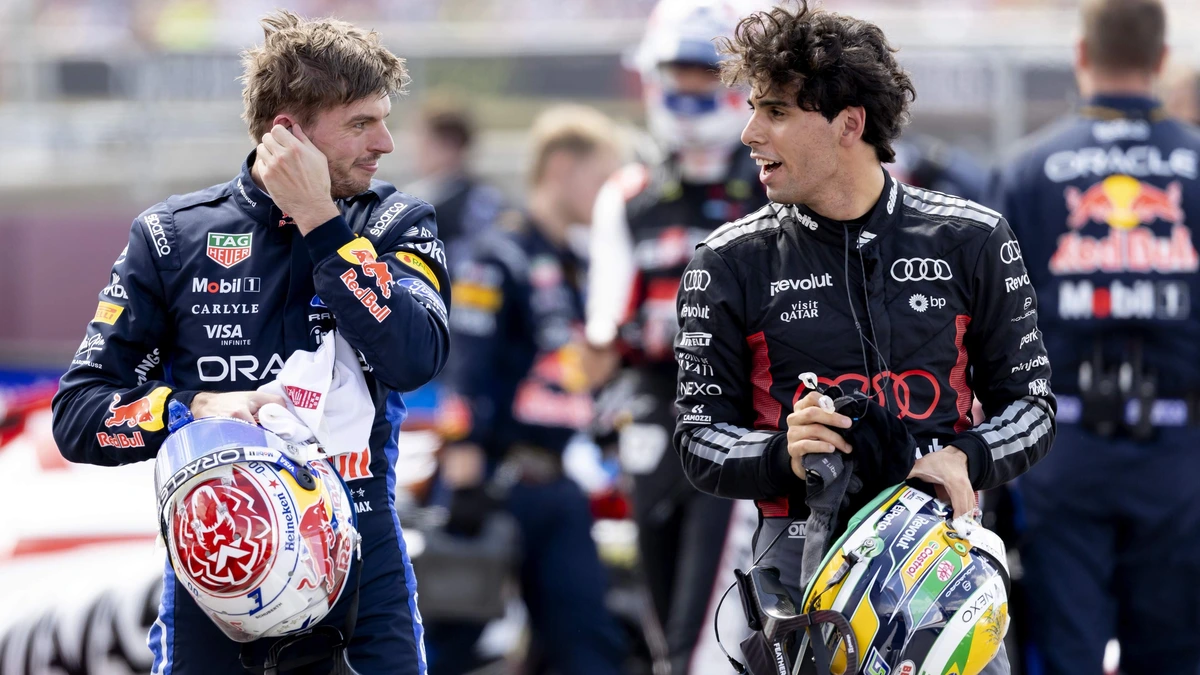Audi-coureur Gabriel Bortoleto is Max Verstappen eeuwig dankbaar: ’Ook op persoonlijk vlak, dan weet hij waar ik het over heb’