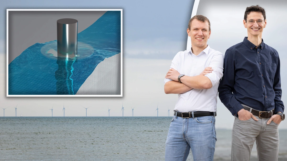 Windmolens schuiven steeds verder zee op: Delftse onderzoekers zoeken oplossing voor extreme golfkrachten