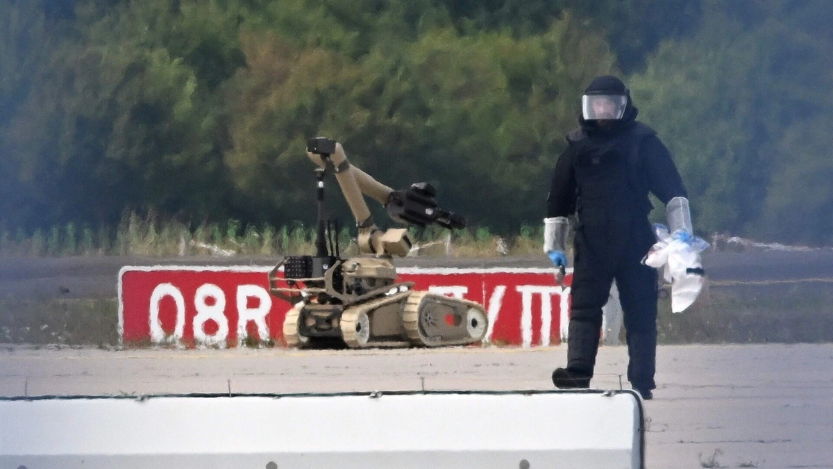 Hoogste alarmfase in Duitsland door drone met explosief bij luchthaven Leipzig: ’Deze oorlog maakt misbruik van bekende kwetsbaarheid’