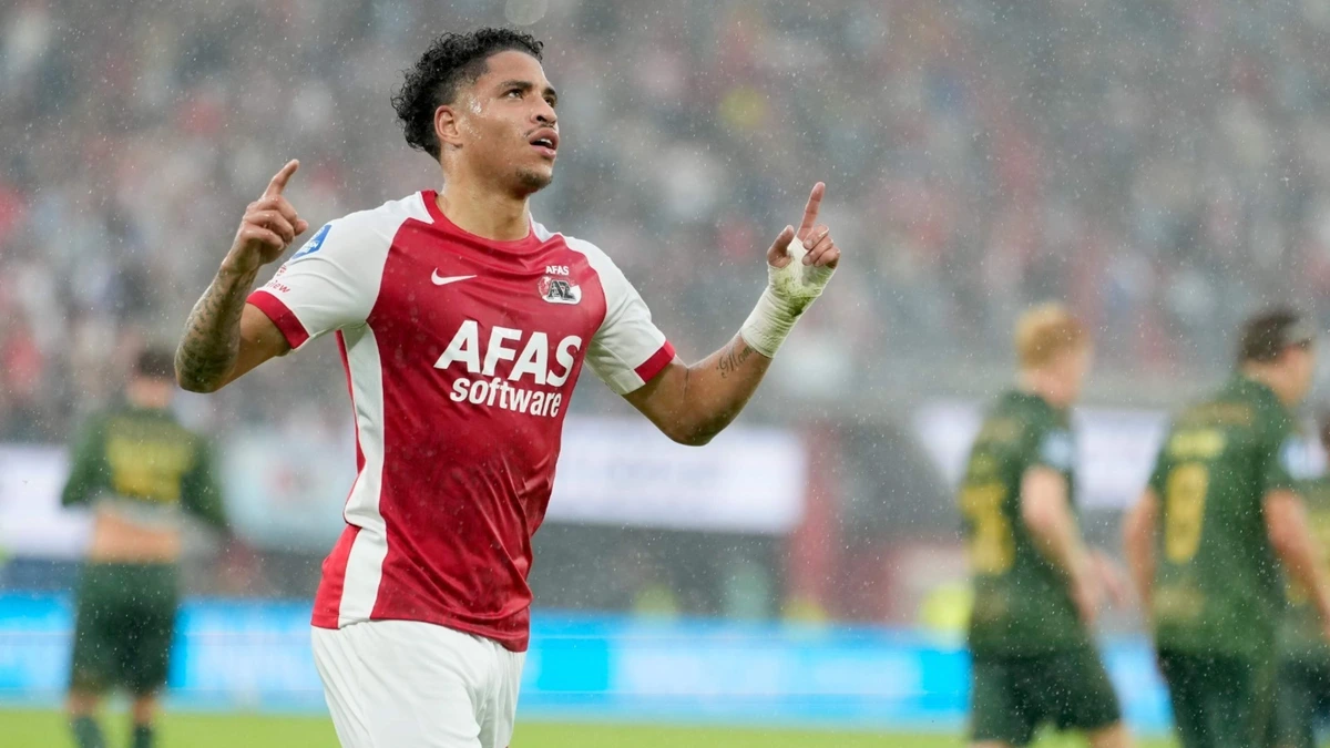 Koploper AZ geeft met overtuigende zege op Go Ahead Eagles alvast signaal af aan PSV en Feyenoord